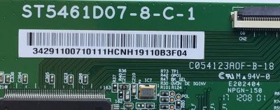 KIT DE TARJETAS PARA TV TCL 4K·UHD·HDR ((ROKU TV)) / MAIN 08-CS55CUN-OC411AA / 40-MST10S-MAE4HG / FUENTE 08-L14TWA2-PW220AN / 40-L14TH4-PWB1CG / T-CON 34291100710111 / ST5461D07-8-C-1 / PANEL LVF550ND1L / ST5461D07-1 VER.2.2 / MODELOS 55S403 / 55S405 - Imagen 4